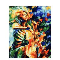 Kit pictura pe numere cu personalitati si picturi celebre, 40x50 cm, PPT530