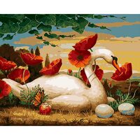Kit pictura pe numere cu animale, 40x50 cm, PPT302