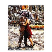 Kit pictura pe numere cu oameni, 40x50 cm, PPT311