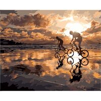 Kit pictura pe numere 40x50 cm, Bikes PPT327