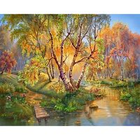 Kit pictura pe numere cu peisaje 40x50 cm, PPT332