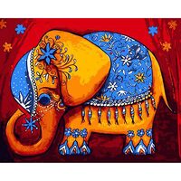 Kit pictura pe numere cu animale 40x50 cm, PPT335