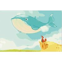 Kit pictura pe numere cu caricaturi, 40x50cm, PPT3150