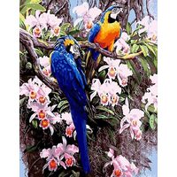 Kit pictura pe numere cu caricaturi, 40x50cm, PPT3153