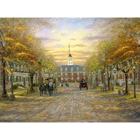 Kit pictura pe numere cu orase, 40x50cm, PPT3158