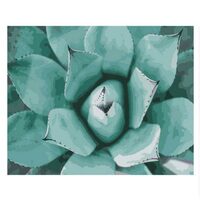 Kit pictura pe numere cu flori, 40x50cm, PPT3160
