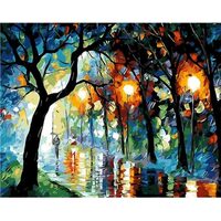 Kit pictura pe numere cu caricaturi, 40x50cm, PPT3161