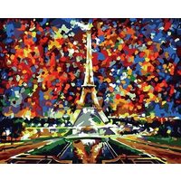 Kit pictura pe numere cu caricaturi, 40x50cm, PPT3182