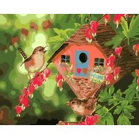 Kit pictura pe numere cu caricaturi, 40x50cm, PPT3209