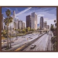 Kit pictura pe numere cu orase, 40x50cm, PPT3220