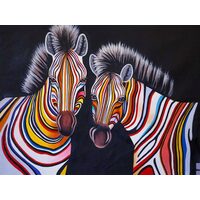 Kit pictura pe numere cu caricaturi, 40x50cm, PPT3224