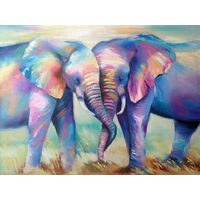 Kit pictura pe numere cu caricaturi, 40x50cm, PPT3225