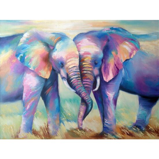 Kit pictura pe numere cu caricaturi, 40x50cm, PPT3225