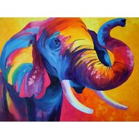 Kit pictura pe numere cu caricaturi, 40x50cm, PPT3226