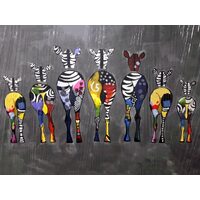 Kit pictura pe numere cu caricaturi, 40x50cm, PPT3227