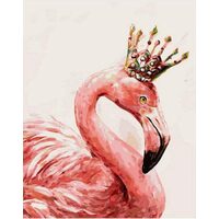 Kit pictura pe numere cu animale, 40x50cm, PPT3243