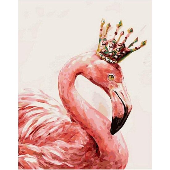 Kit pictura pe numere cu animale, 40x50cm, PPT3243