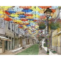 Kit pictura pe numere cu caricaturi, 40x50cm, PPT3259