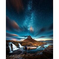 Kit pictura pe numere cu natura, 40x50cm, PPT3260