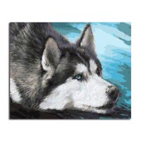 Kit pictura pe numere cu caricaturi, 40x50cm, PPT3262