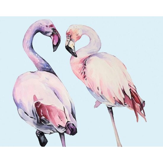 Kit pictura pe numere cu animale, 40x50cm, PPT3270