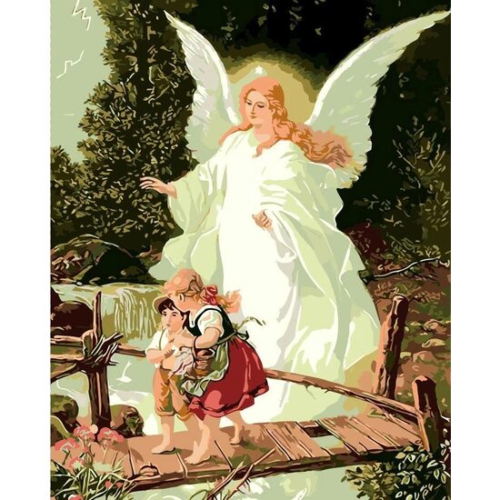 Kit pictura pe numere cu caricaturi, 40x50cm, PPT3272