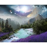 Kit pictura pe numere cu caricaturi, 40x50cm, PPT3286