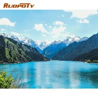 Kit pictura pe numere cu natura, 40x50cm, PPT3317