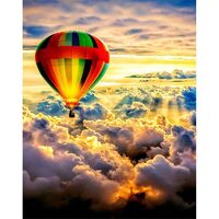 Kit pictura pe numere cu natura, 40x50cm, PPT3319