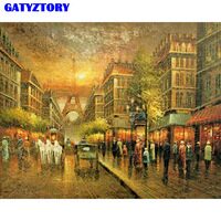 Kit pictura pe numere cu peisaj, 40x50cm, PPT3690