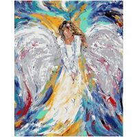 Kit pictura pe numere cu oameni 40x50cm, PPT3693