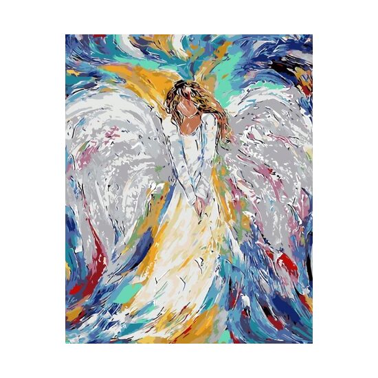 Kit pictura pe numere cu oameni 40x50cm, PPT3693