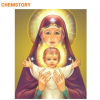 Kit pictura pe numere 40x50cm, Religion PPT3412