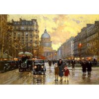 Kit pictura pe numere cu peisaj, 40x50cm, PPT3701