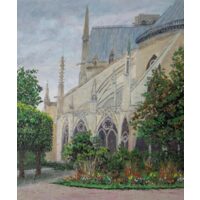 Kit pictura pe numere cu peisaj, 40x50cm, PPT3702