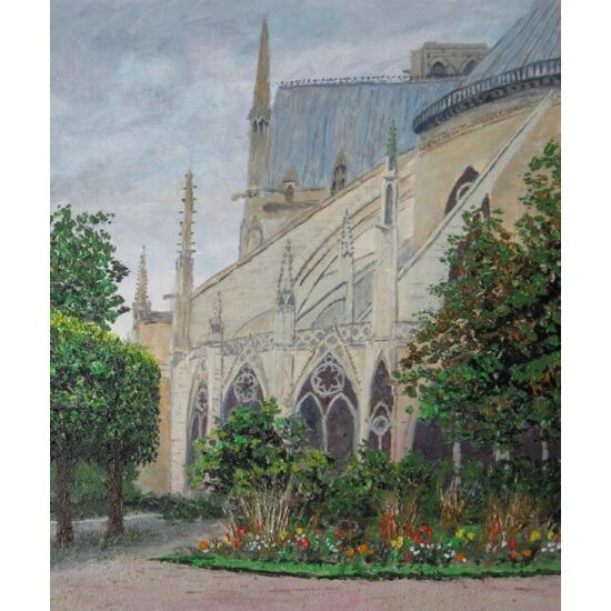 Kit pictura pe numere cu peisaj, 40x50cm, PPT3702