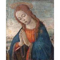 Kit pictura pe numere  40x50cm, Religion PPT3709