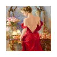 Kit pictura pe numere, 40x50cm, Red PPT3421