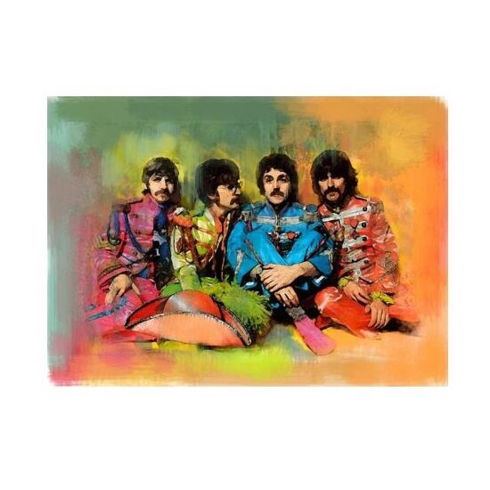 Kit pictura pe numere 40x50cm, Beatles PPT3424