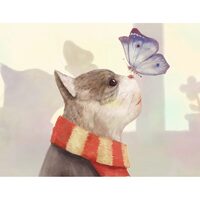 Kit pictura pe numere cu animale, 40x50cm, PPT3737