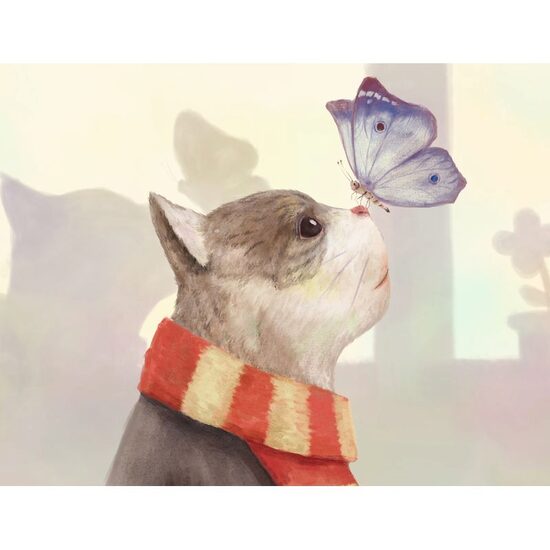 Kit pictura pe numere cu animale, 40x50cm, PPT3737