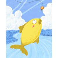 Kit pictura pe numere cu animale, 40x50cm, PPT3745