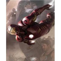 Kit pictura pe numere 40x50cm, Iron Man PPT3429