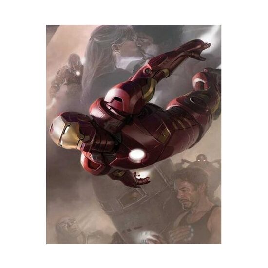 Kit pictura pe numere 40x50cm, Iron Man PPT3429