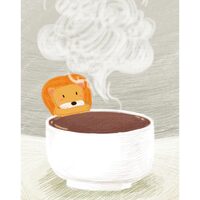 Kit pictura pe numere cu animale, 40x50cm, PPT3748
