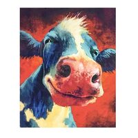 Kit pictura pe numere cu  caricaturi, 40x50cm, PPT3440