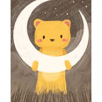 Kit pictura pe numere cu animale, 40x50cm, PPT3753