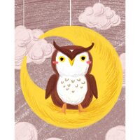 Kit pictura pe numere cu animale, 40x50cm, PPT3764