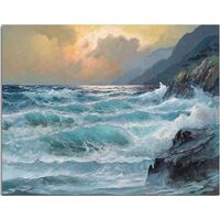 Kit pictura pe numere cu peisaj, 40x50cm, PPT3626