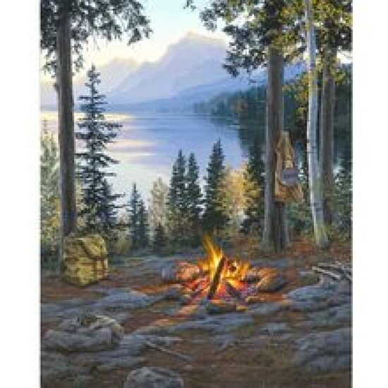 Kit pictura pe numere cu natura, 40x50cm, PPT3377